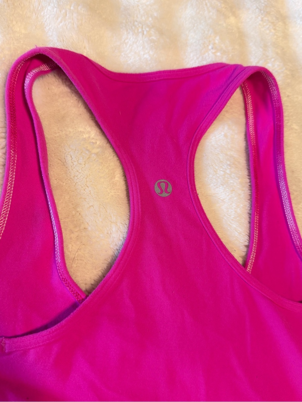 lululemon athletica Hot Pink Racerback Tank Top - Picture 3 of 3